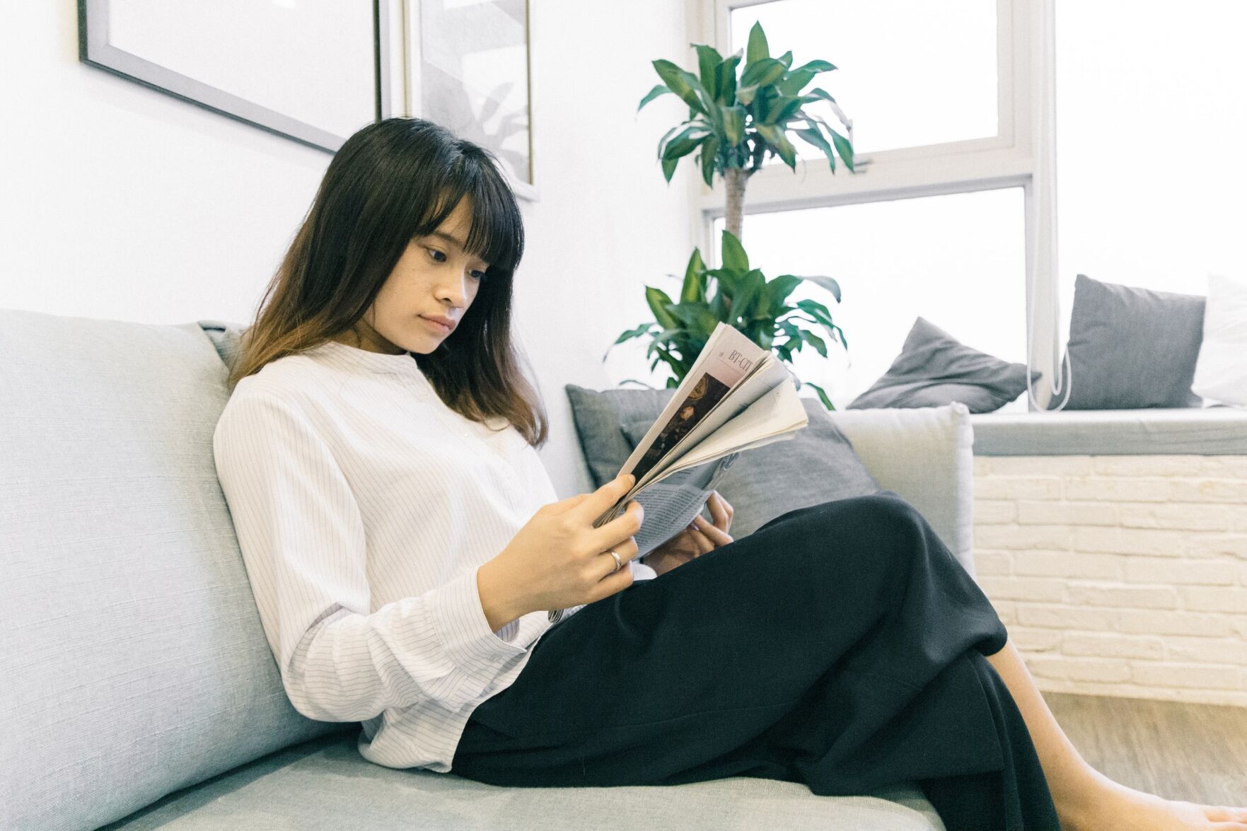 Woman reading